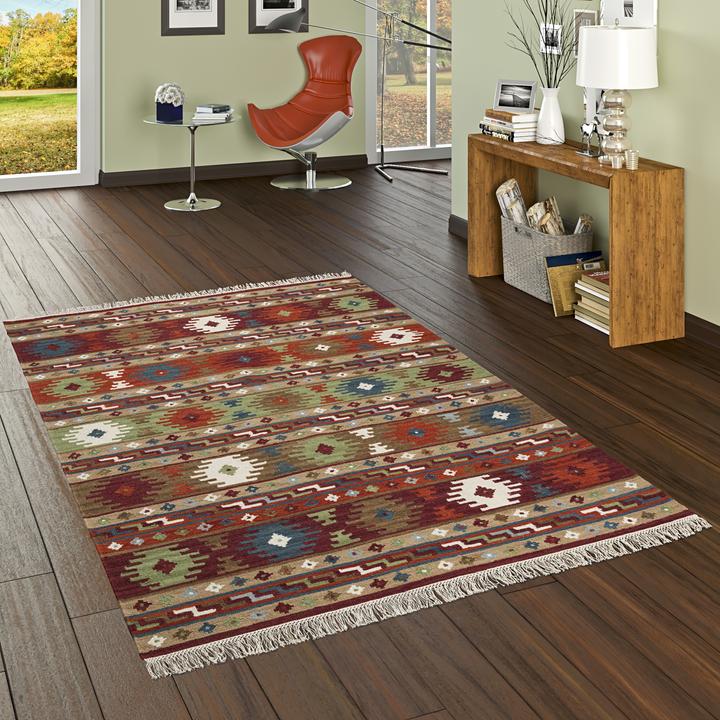 Actual product image Theko Nature Carpet Kelim Sumak Modern (120 x 180 cm)