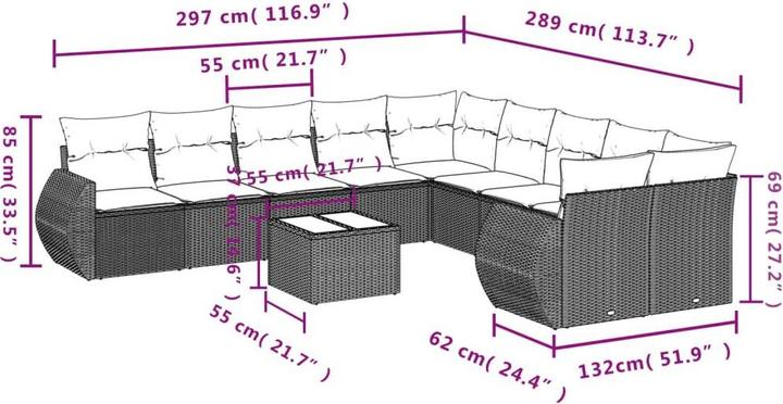 Produktbild vidaXL Russell