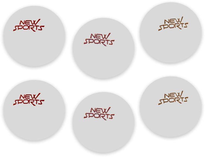 Produktbild New Sports Tischtennis Bälle 6 Stück, weiss (6 Stk.)