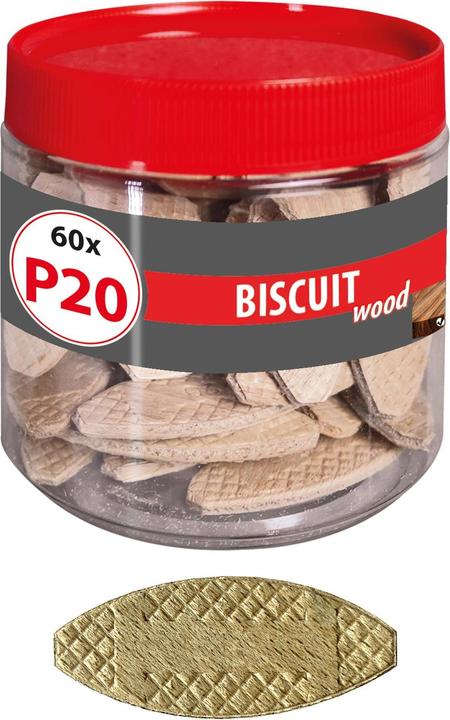 Produktbild Tox Holz Flachdübel Biscuit Wood P20, 60 Stück (60 Stk.)