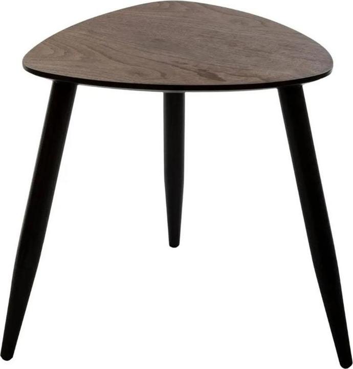 Image du produit Atmosphera Ensemble de tables basses Mileo, noir/noisette (48 x 48 x 48 cm)