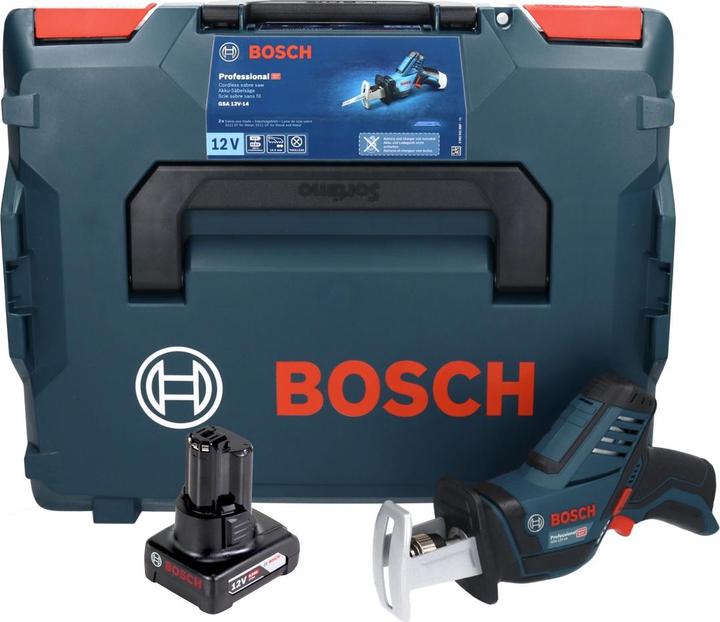 Actual product image Bosch Professional Bosch GSA 12V-14 Li-Ion Professional Cordless Reciprocating Saw + 1x Battery GBA 12 V 6,0 Ah + Carry