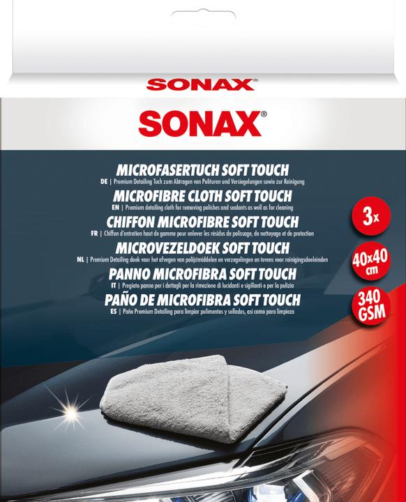 Actual product image Sonax Microfibre cloth Soft Touch