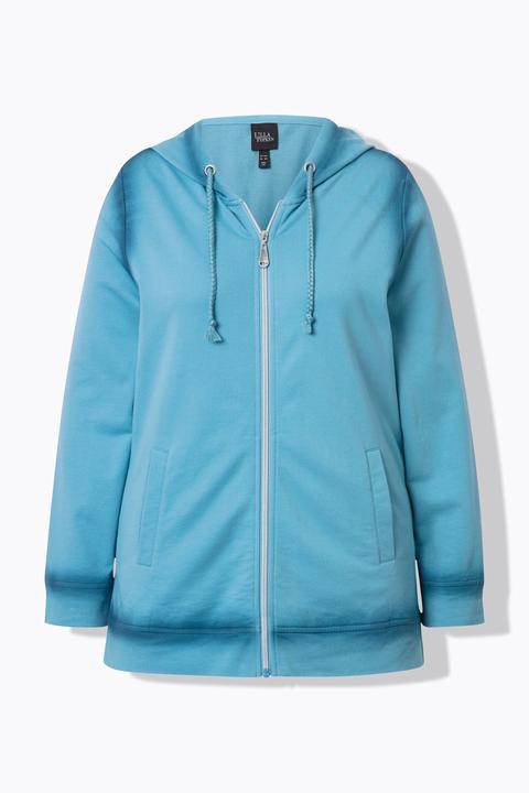 Produktbild Ulla Popken Hoodiejacke, Spray-Effekt, Kapuze, Langarm (46, 48)