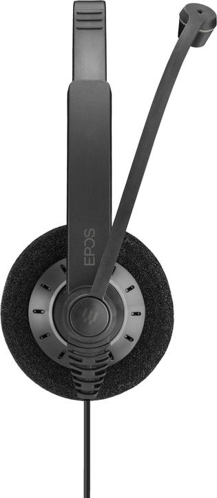 Sennheiser EPOS IMPACT SC 30, Bedraad, Oproepen/muziek, 50 - 10000 Hz, 42 g, Headset, Zwart, Zilver (Kabelgebunden)