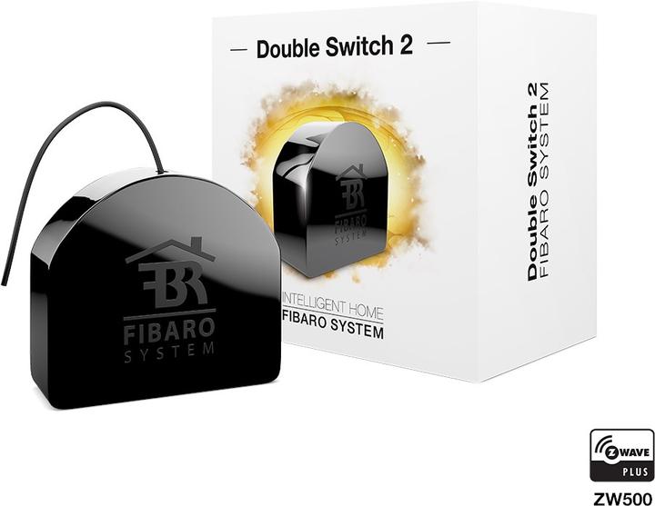Actual product image Fibaro Relay flush-mounted insert 2 switches (Switch actuator)