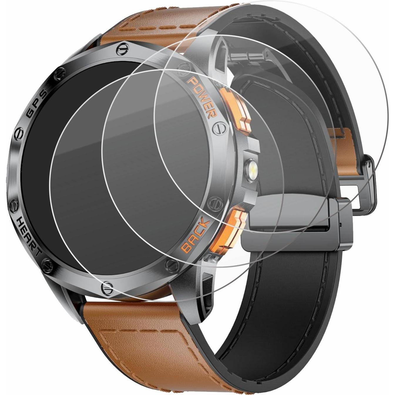 Thumbnail - BROTECT Schutzglas Schutzfolie Displayschutz Display Schutz Glas Folie klar, Smartwatch Schutzfolie, Transparent