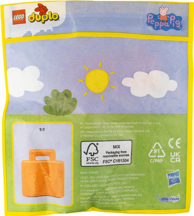 Produktbild LEGO Peppa Pig George Pig Minifigur Paperbag NEU! Menge 1x