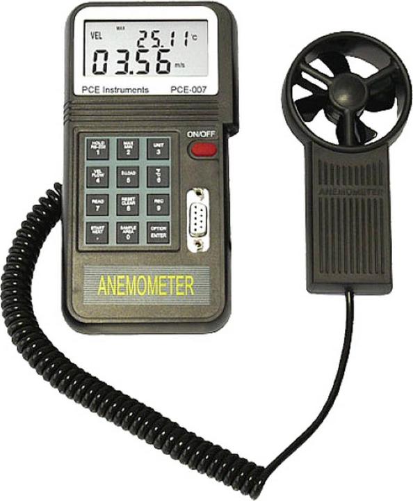 Actual product image PCE Instruments Vane anemometer