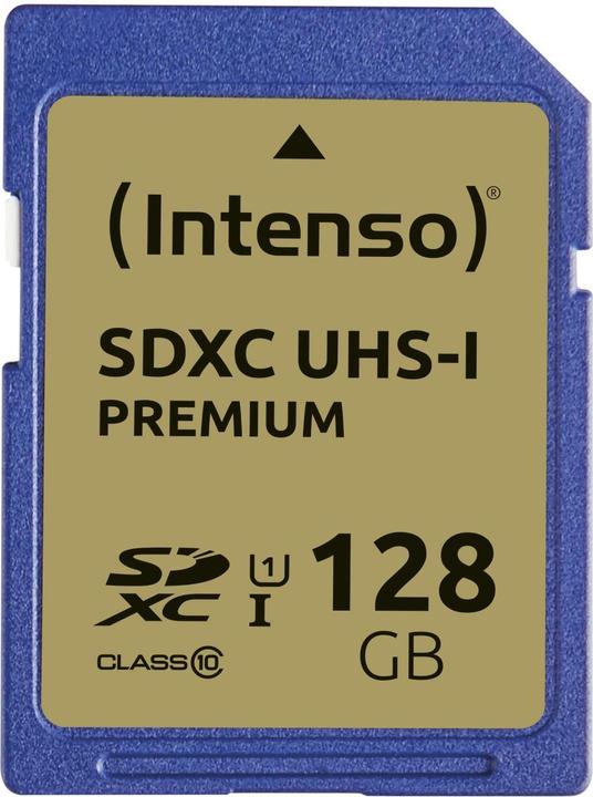 Actual product image Intenso MEMORY SDXC 128GB UHS-I/3421491 (128 GB, SDXC, UHS-I)