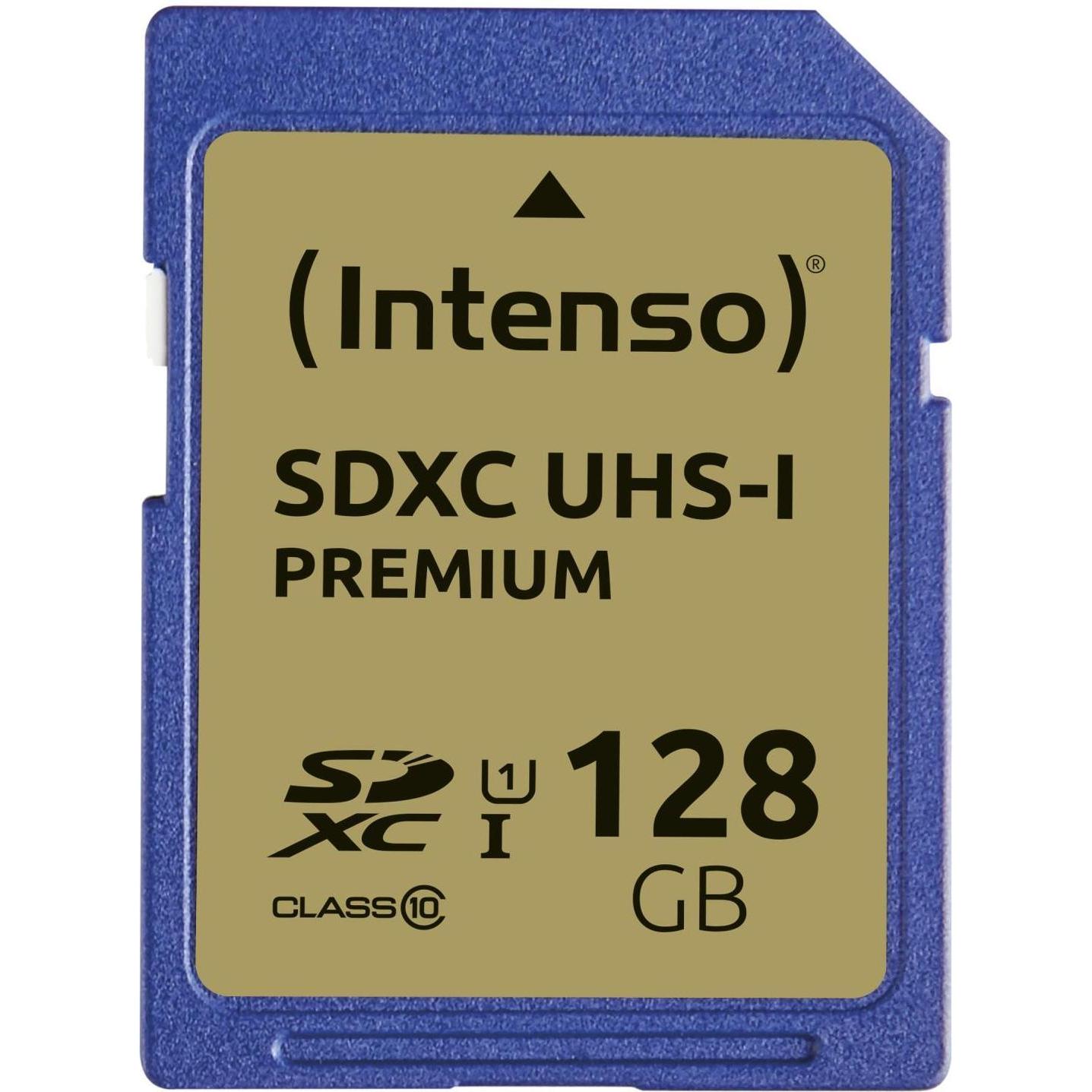 Intenso MEMORY SDXC 128GB UHS-I/3421491 (128 GB, SDXC, U3, UHS-I), Scheda di memoria