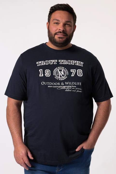 Image du produit Men+ T-shirt, manches courtes et imprimé poitrine - jusqu'au 8 XL (L)