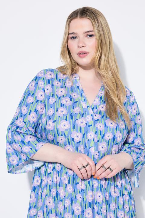 Produktbild Studio Untold Maxikleid, Flower-Print, Volants (46, 48)