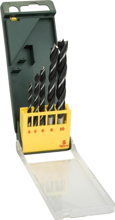 Produktbild Bosch Zubehör Holzbohrer-Set, 5-teilig, 4 - 10 mm (10 mm, 4 mm, 5 mm, 6 mm, 8 mm)