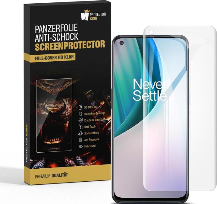 Actual product image Protectorking 3x Panzerfolie Anti-Shock HD Klar (3 Piece, OnePlus North N10)