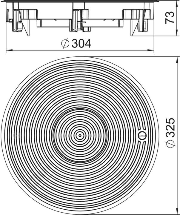 Actual product image OBO Bettermann OBO GRAF9-2 U 7011 scaffold insert for wet care with structure