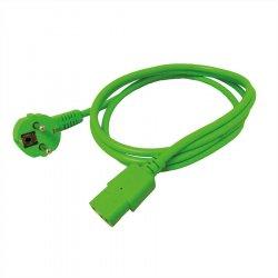 Image du produit Roline Câble d'alimentation CEE 7/7 (M) coudé à IEC 60320 C13 droit (1.80 m)