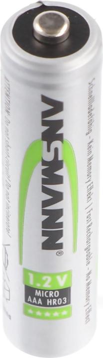 Actual product image Ansmann NiMH HR03 Sol (2 pcs., Rechargeable battery)