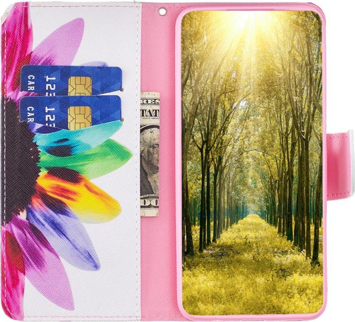 Actual product image Ueli Express iPhone 14 book case case with card holder flower (Apple iPhone 14)