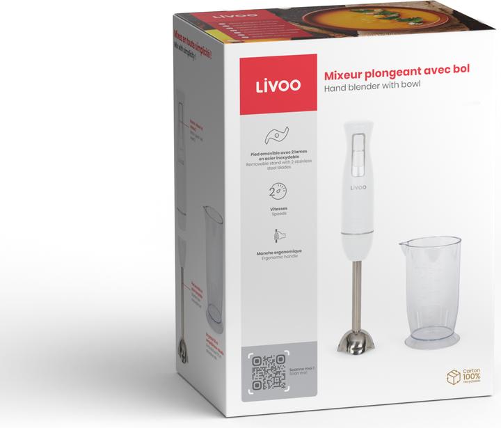 Produktbild Livoo Stabmixer mit Schüssel