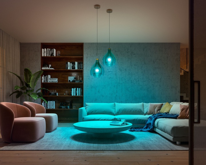 Actual product image Philips Hue Starter Kit (E27, 11 W, 1100 lm, 1 x, F)