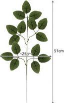Immagine prodotto Gardlov Foglie artificiali - 12 pezzi (51 cm)