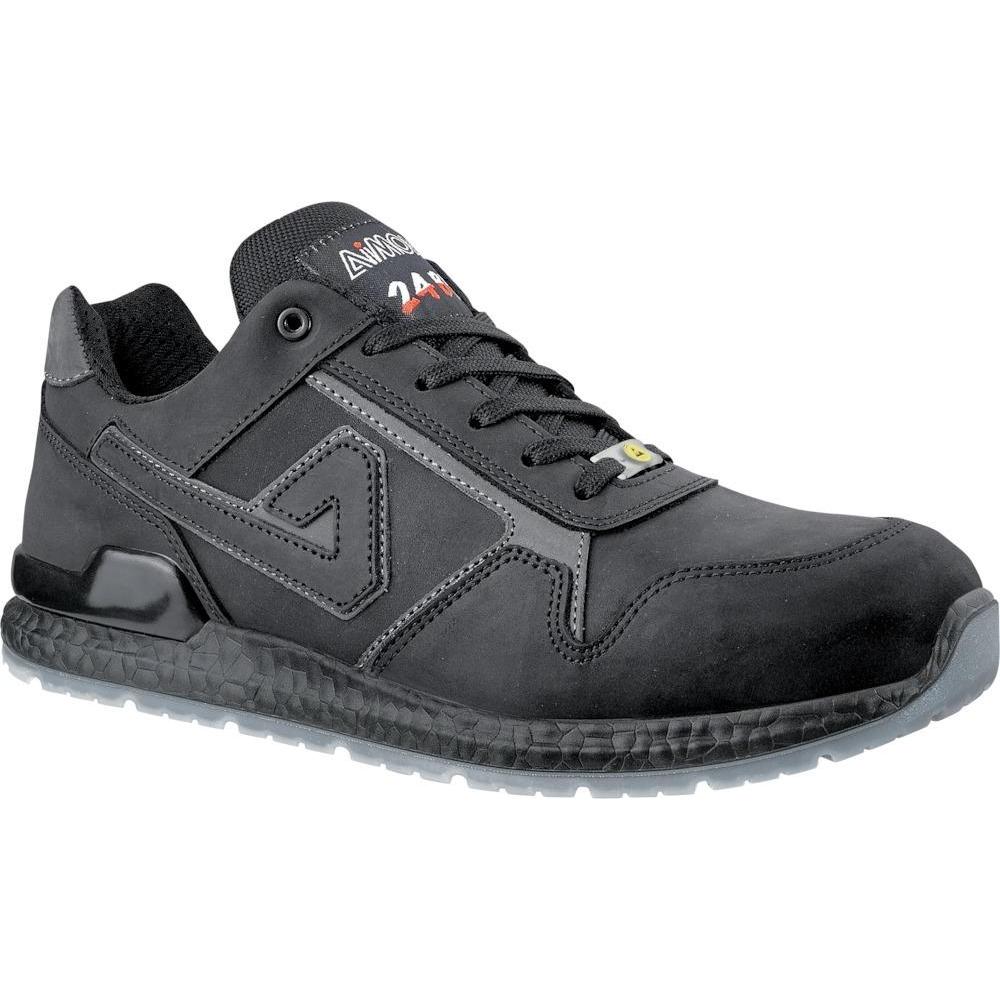 Aimont, Sicherheitsschuhe, Sicherheitsschuh Roky Grösse 45 schwarz S3 SRC ESD EN ISO 20345 Pull-Up Leder (S3, 45)