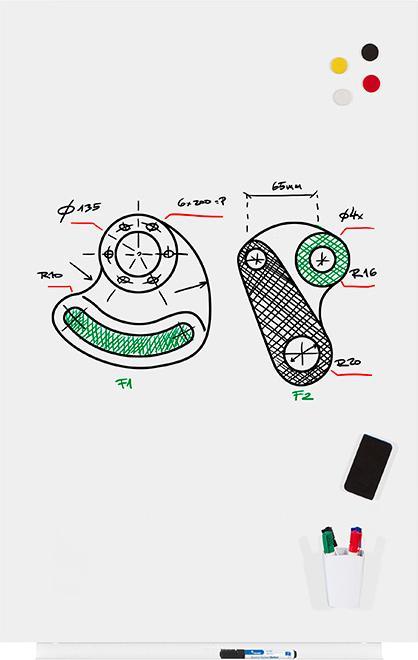 Actual product image Rocada Whiteboard module (75 x 115 cm)