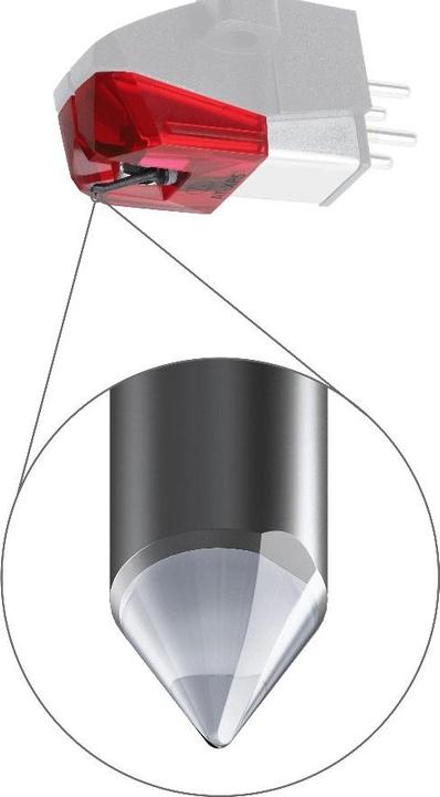 Actual product image Audio-Technica ATN-XP5 replacement needle (red) (Pickups)