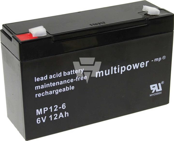 Actual product image Multipower Bleiakku 6V / 12Ah (6 V, 12000 mAh)