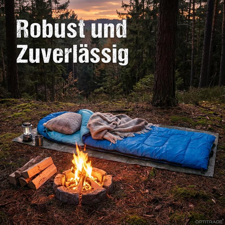 Actual product image Camp Active Sleeping bag envelope blue (190 cm)