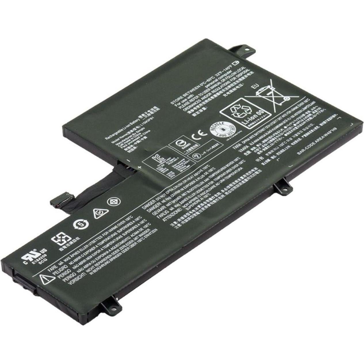 Lenovo 3 Cell Battery (3 Zellen, 3900 mAh), Notebook Akku, Schwarz