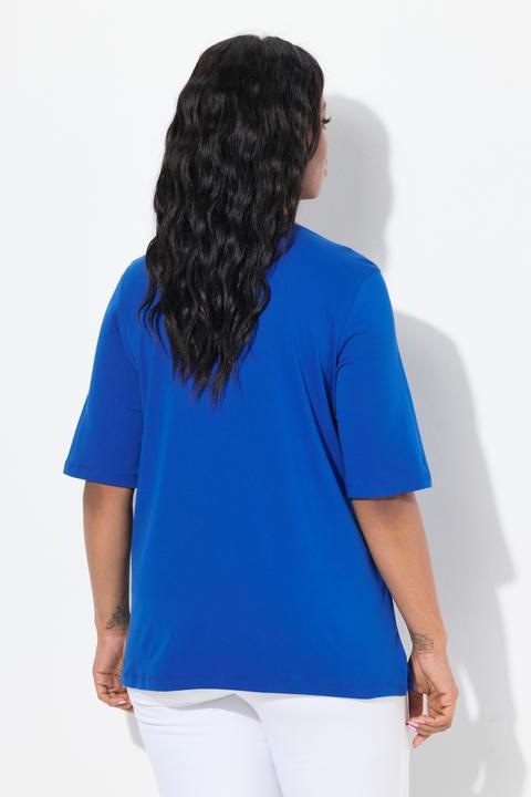 Produktbild Ulla Popken T-Shirt, A-Linie, V-Ausschnitt, Halbarm (50, 52)
