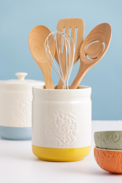 Actual product image Mason Cash Home to Roost containers for kitchen utensils