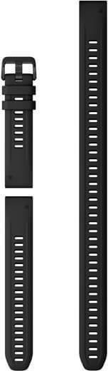 Garmin Smartwatch Acc, Descent Mk2s, 20 mm black QuickFit silicone strap (20 mm, Silicone)