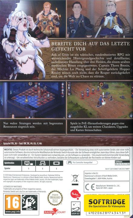 Actual product image Ravenscourt Ash of Gods: Redemption (Switch, Switch Lite, Switch OLED, EN)