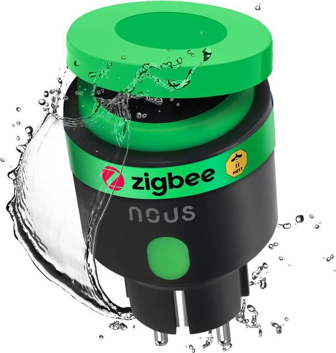 Actual product image Nous A6Z Outdoor plug ZigBee 1er 3840W/16A/measurement/ZigBee 3.0