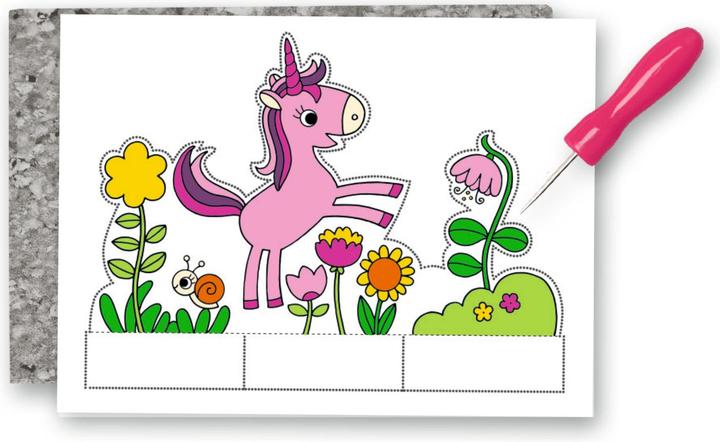 Immagine prodotto Mein Prickel-Starterset: Einhörner (Tedesco, Angeli Anita, 2024)