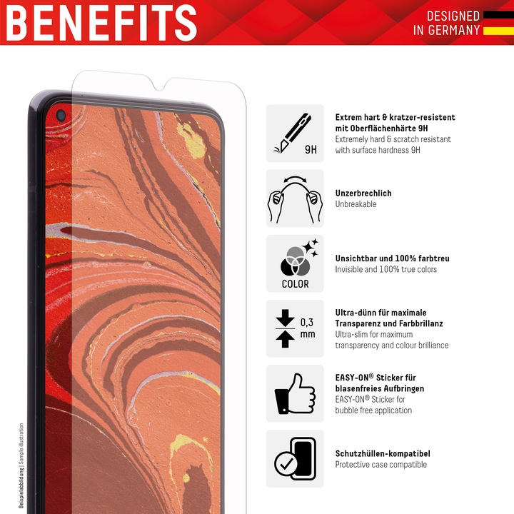 Produktbild Displex Smart Glass (1 Stück, Xiaomi Redmi 10 5G)