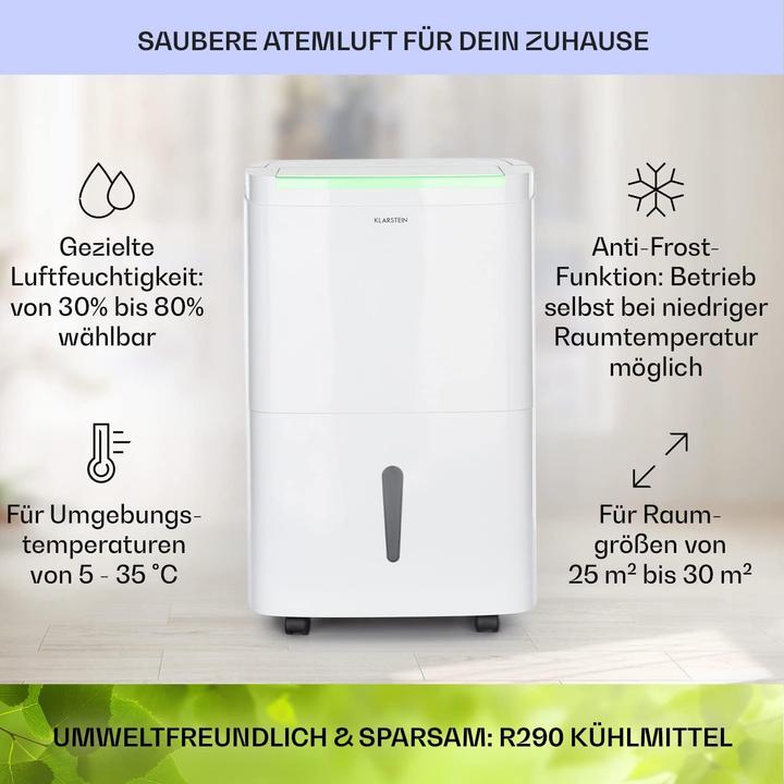 Actual product image Klarstein DryFy Connect 30 dehumidifier (30 m², 30 l/24h)