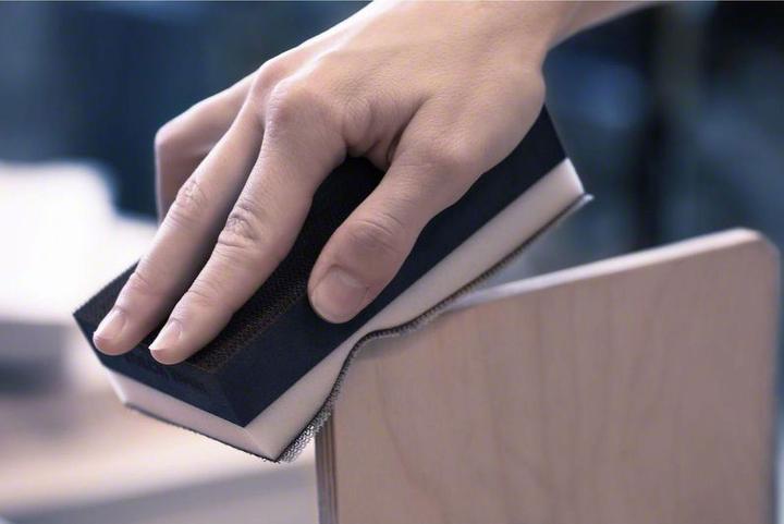 Actual product image Bosch Professional Zubehör EXPERT M480 Abrasive net, double density, 80 x 133 mm (120, 180, 80)