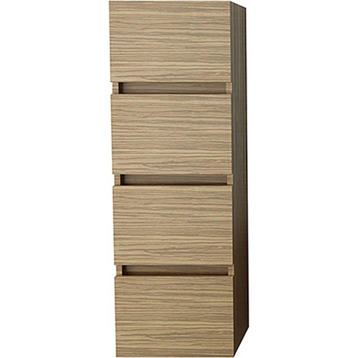 Jet-Line, Badezimmerschrank, Badschrank KUFSTEIN hell 120x40x35cm (120 x 40 x 35 cm)