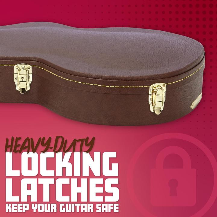 Produktbild Gator Cases GW-335-BROWN houten koffer voor semi-hollow gitaar (Gitarre)