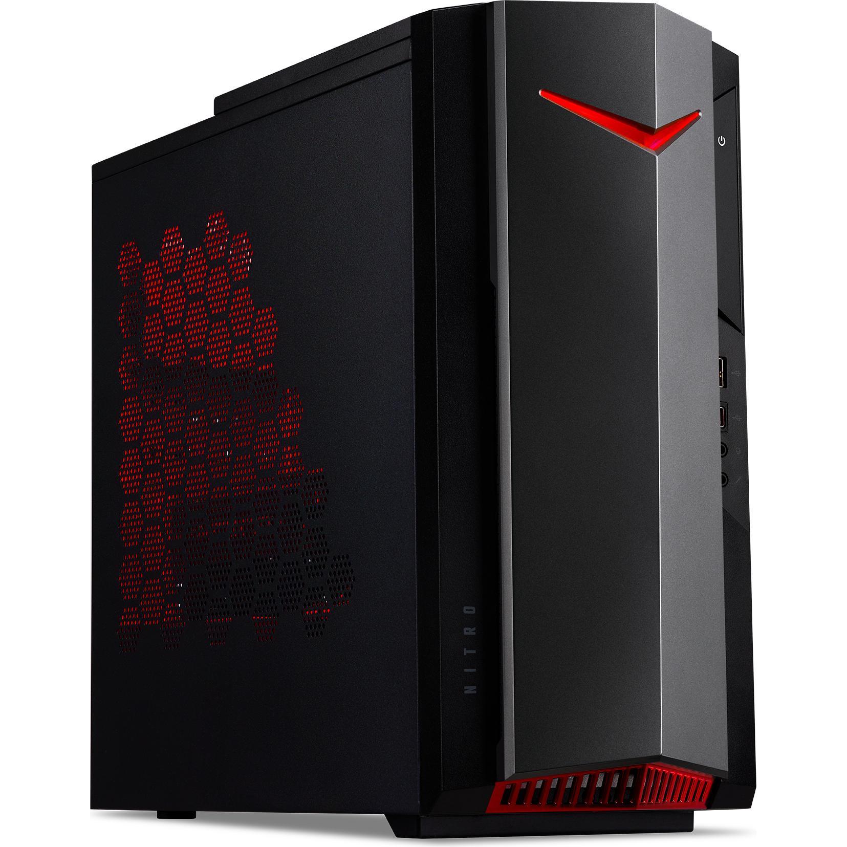 Acer N50-640 (Intel Core i5-12400F, 16 GB, 512 GB, GeForce RTX 3060), PC, Schwarz