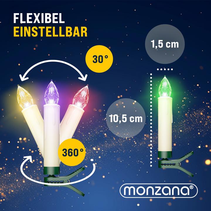 Actual product image Monzana Christmas tree candles (1 x)