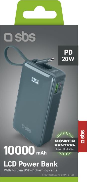 Actual product image SBS TTBB10000LCDTCPD20A (10000 mAh, 20 W)