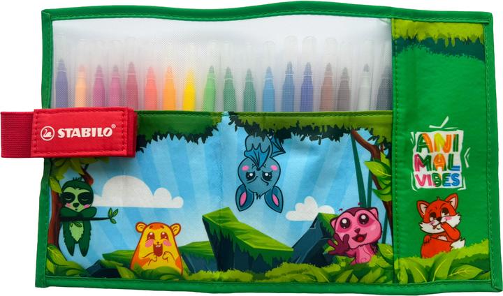 Produktbild STABILO Rollerset Power Animal V. (18x)