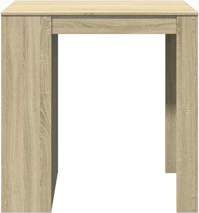 Actual product image vidaXL Bar table High table Counter table Kitchen table Sonoma oak Wood-based material