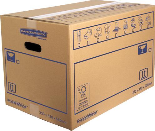 Bankers Box Fellowes 6207301 Scatola da imballaggio Blu, Marrone 1 pezzo(i) (1 x)