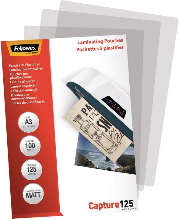 Immagine prodotto Fellowes Fogli di laminazione (A3, 100 Pezzo/i, 125 µm)